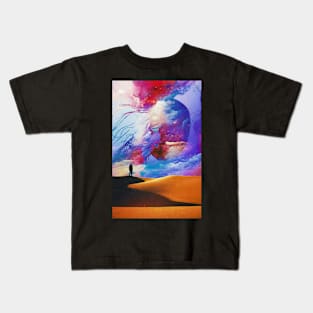 Behind This Clouds Kids T-Shirt